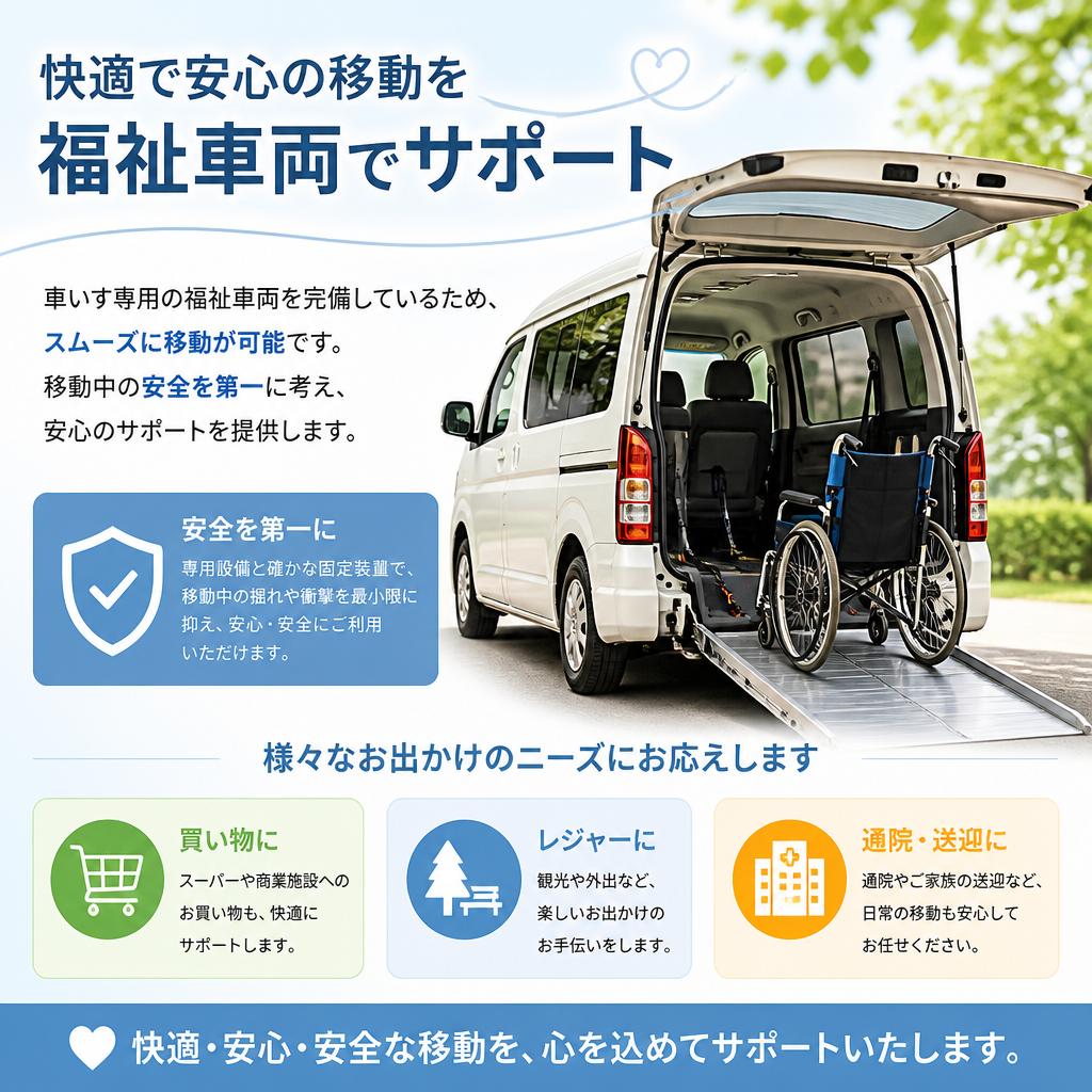 介護タクシーの安心感