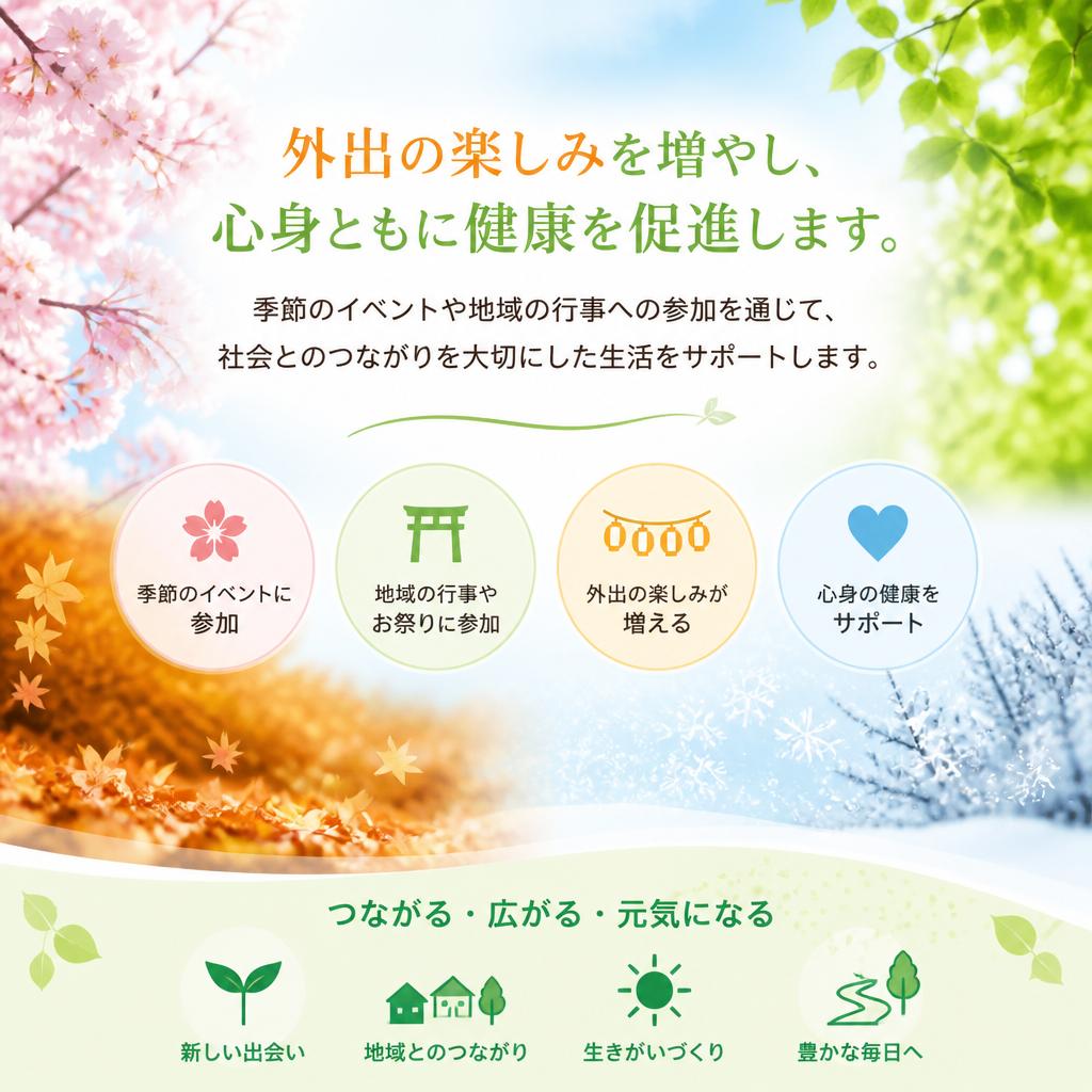 レクリエーションで心豊かな毎日を