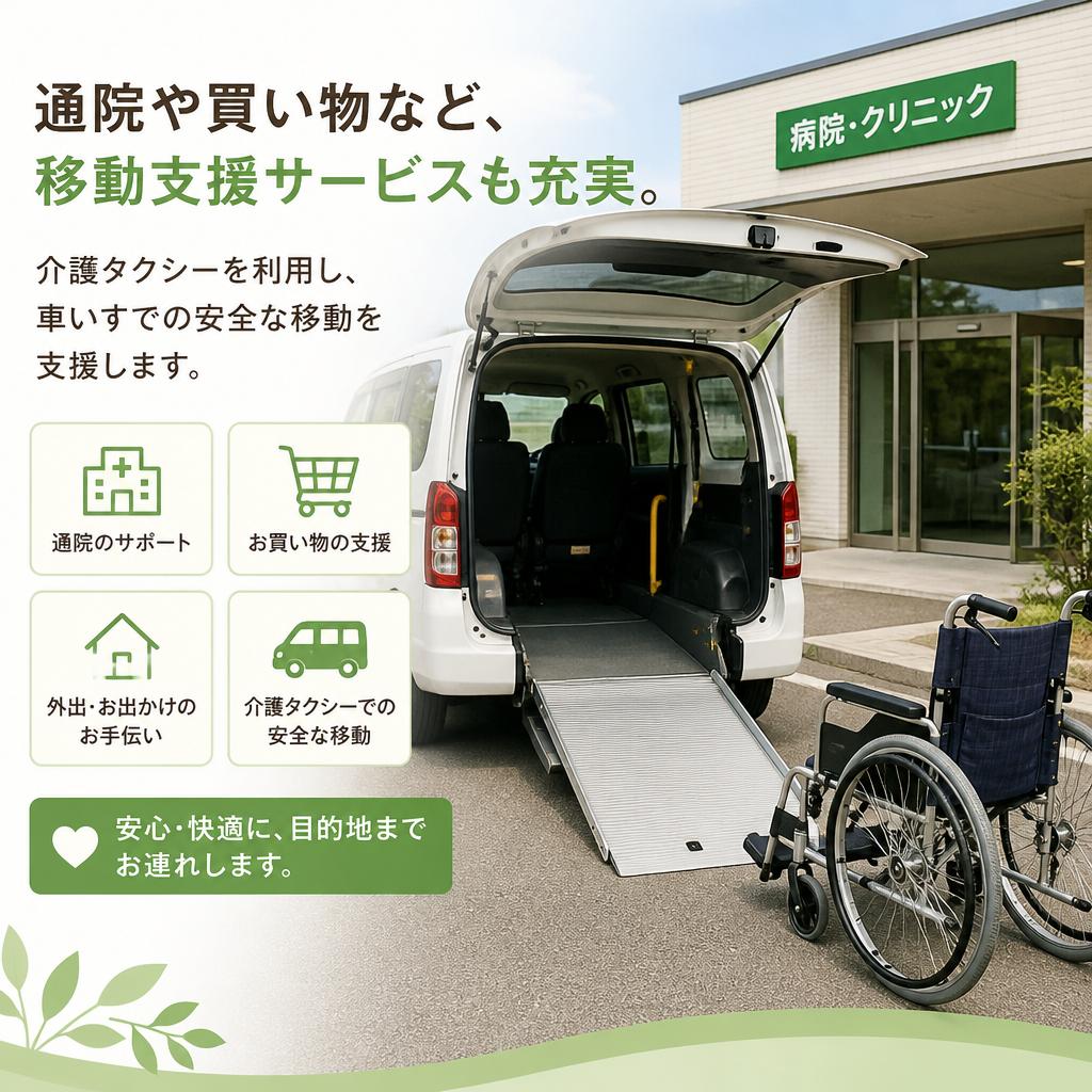 移動支援で外出を楽に