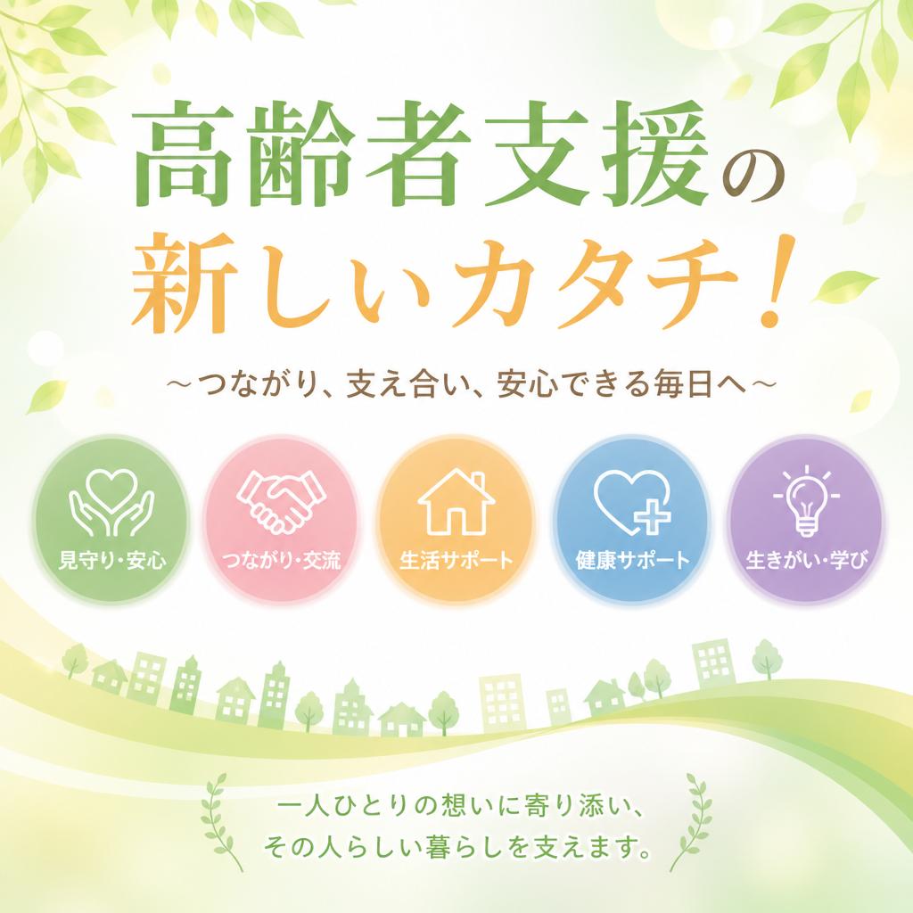 高齢者支援の新しいカタチ！