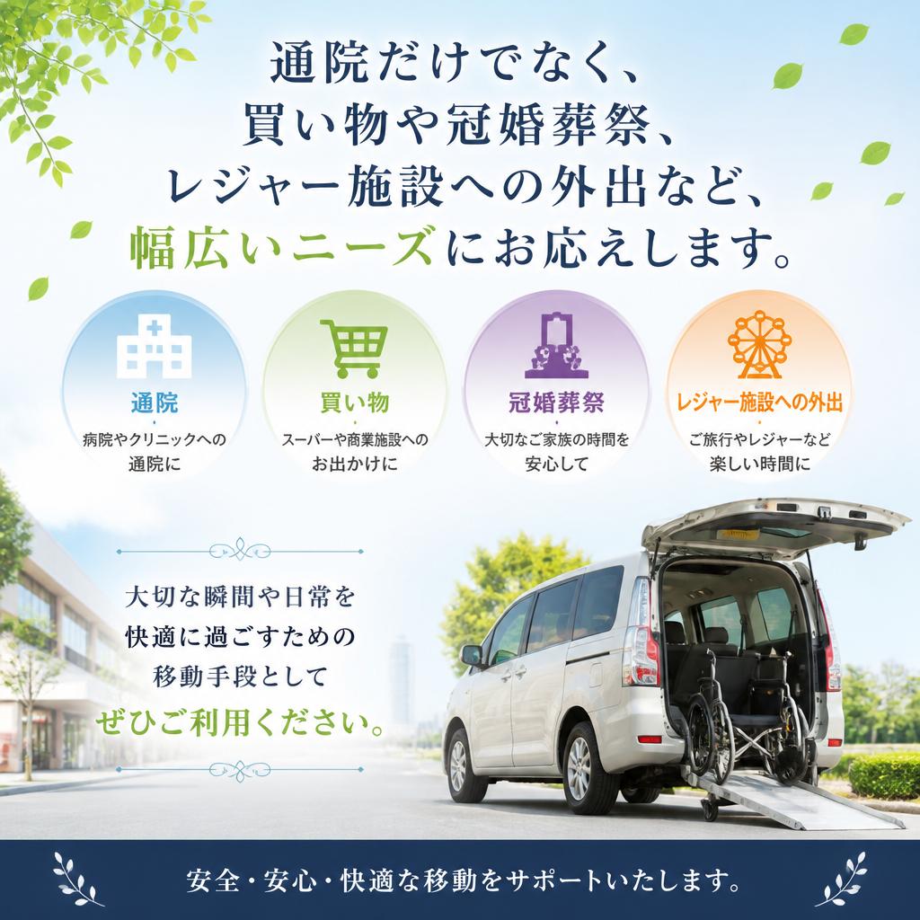 通院以外もサポート
