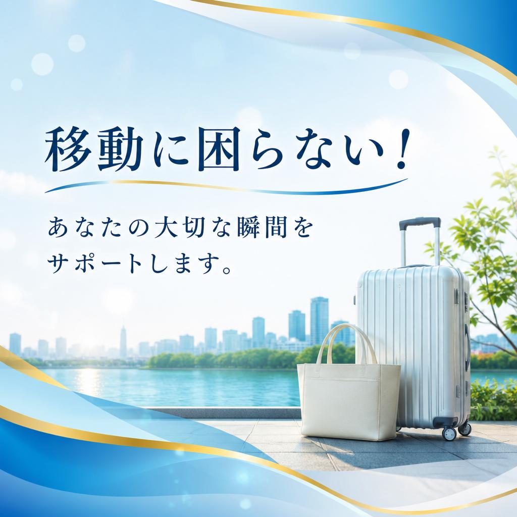 移動に困らない！あなたの大切な瞬間をサポートします。