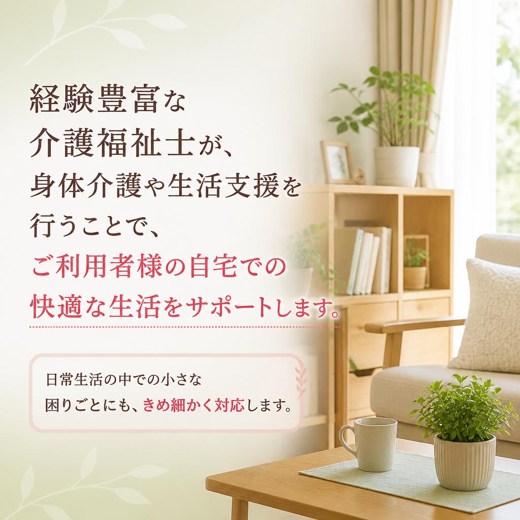 専門ヘルパーによる在宅介護