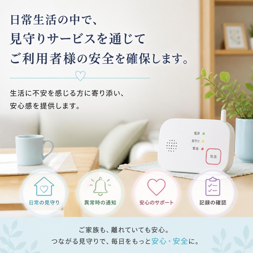 見守りサービスで安心の日常