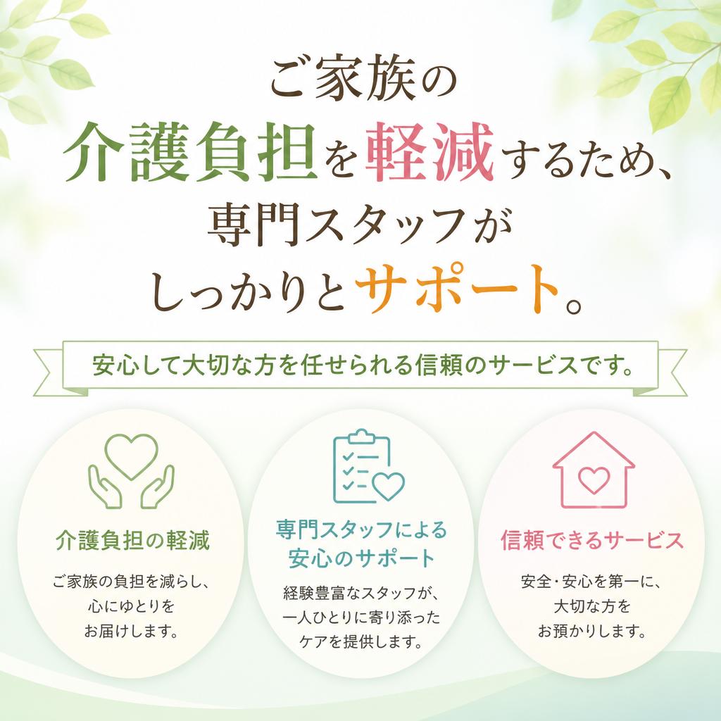 ご家族の負担軽減