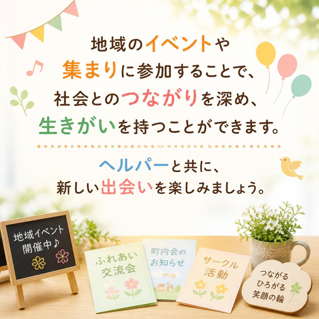 社会参加の場を広げる