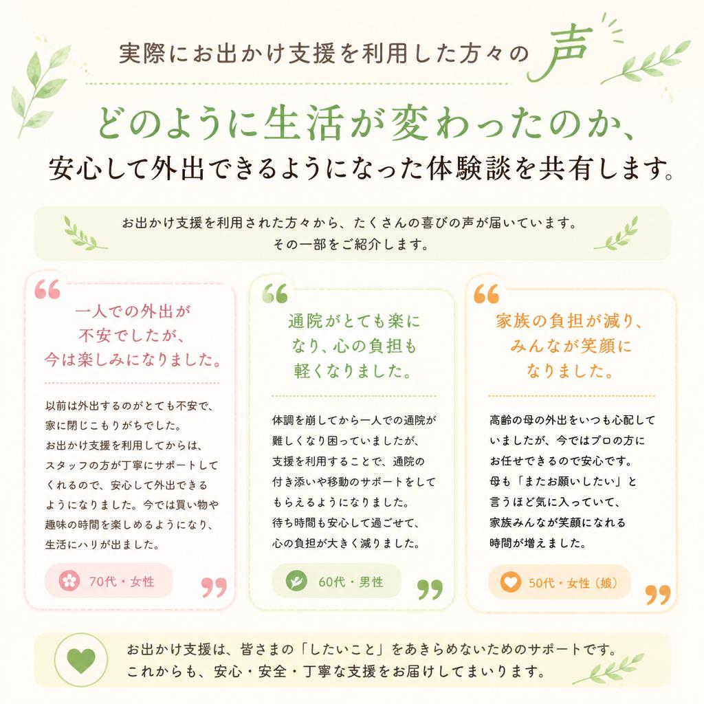 利用者様の声