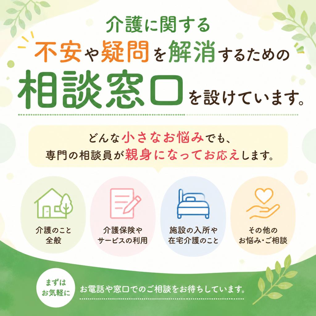 お気軽に相談できる窓口