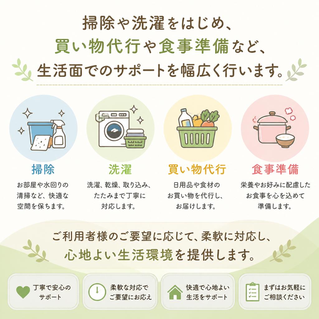 フレキシブルな生活支援サービス