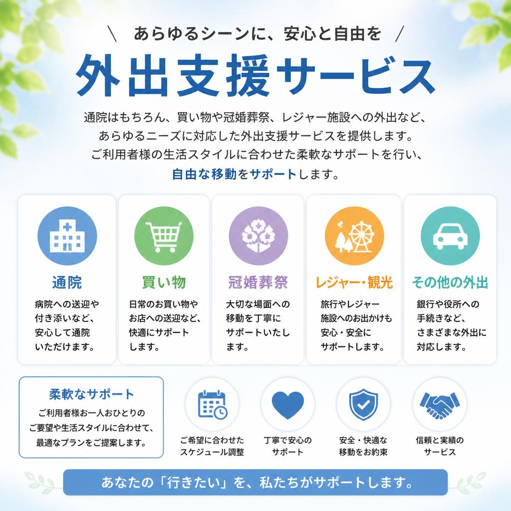 多様な外出支援サービス