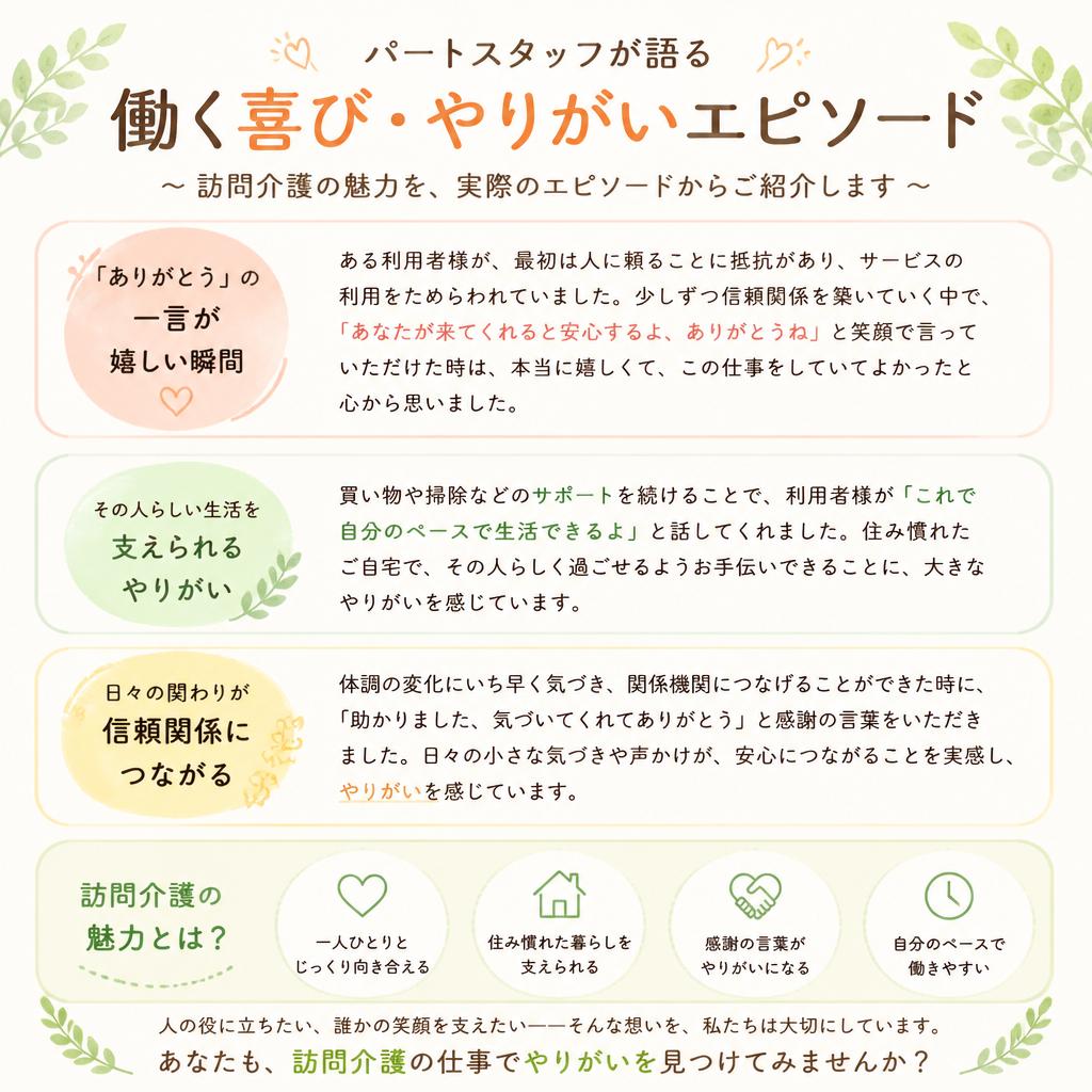 実際のスタッフの声