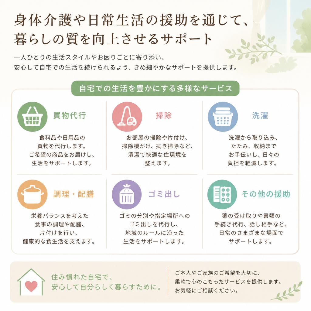 自宅生活の質を向上させる提案